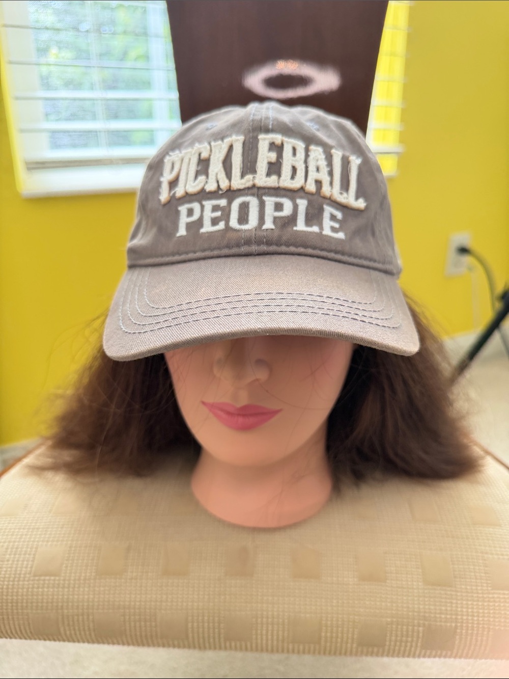 Pickleball People Embroidered Cap - Gr